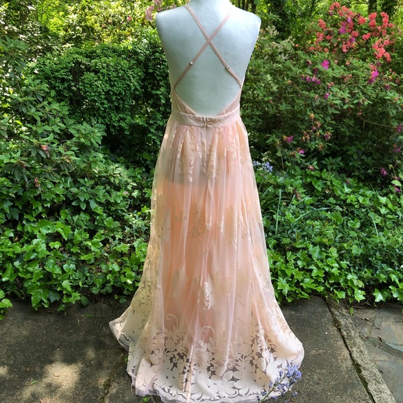 NWT Luxxel Tulle Gown - Picture 2 of 8